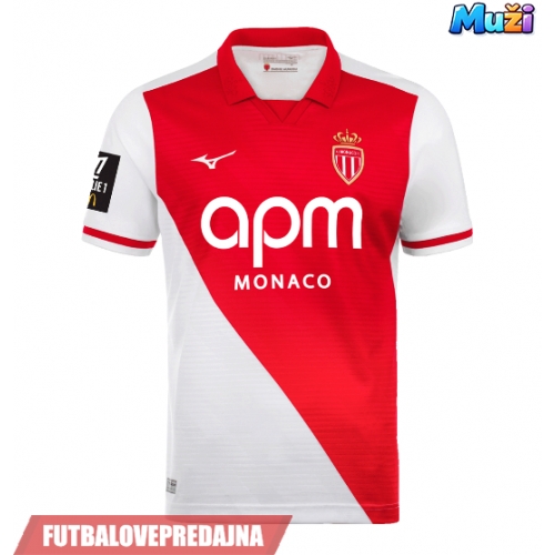 Lacne Muži Futbalové dres AS Monaco Folarin Balogun #9 2026-27 Krátky Rukáv - Domáci